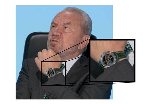 Alan Sugar’s Watch Collection On The Apprentice.